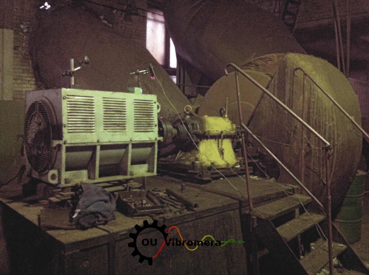 Equilibrado del rodete de un ventilador de extracción en las instalaciones del cliente