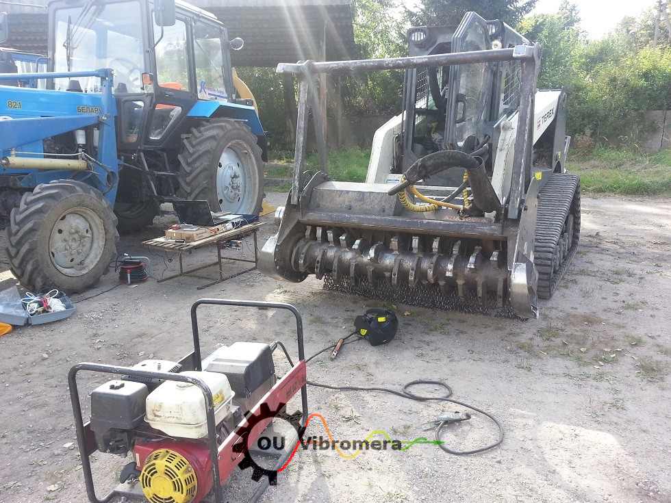 Equilibrado de un rotor de desbrozadora con el instrumento Balanset-1