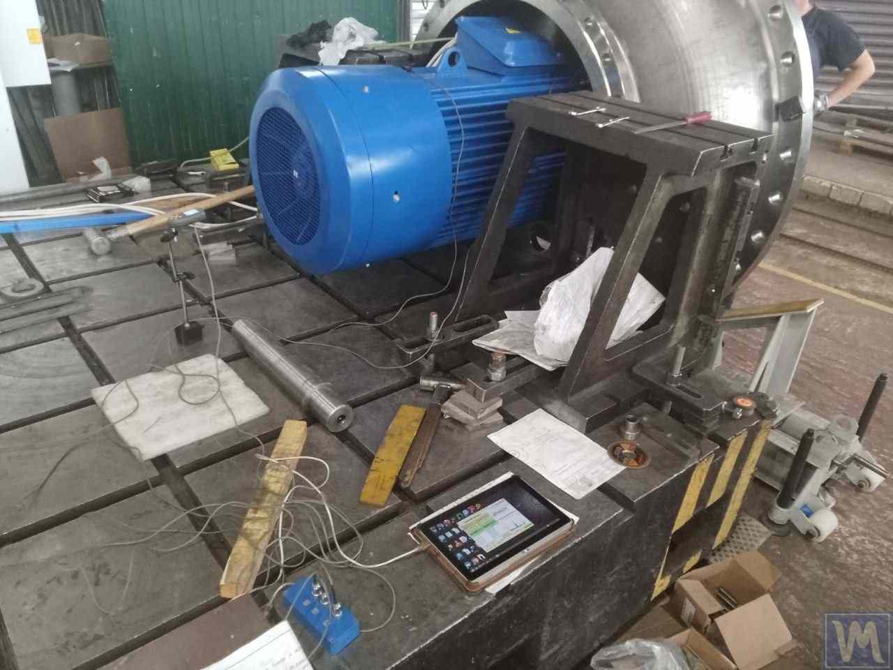 Diagrama que muestra los métodos de equilibrado estático y dinámico para ventiladores industriales
